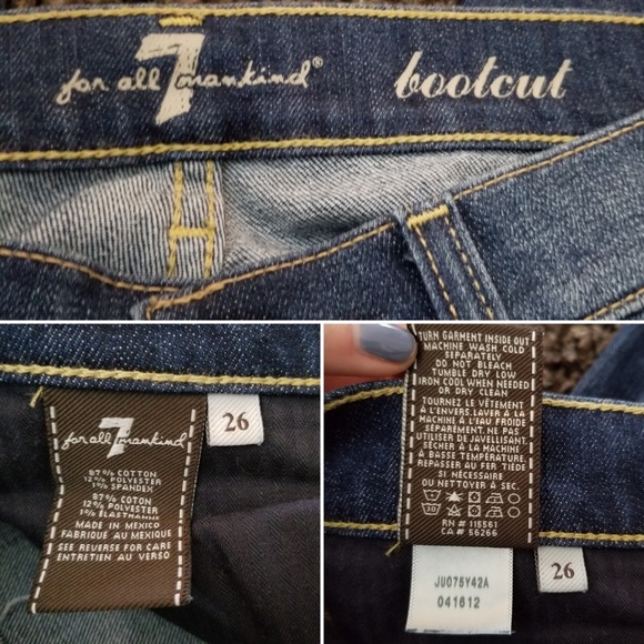 7 For All Mankind Bootcut Jeans - Picture 6 of 8